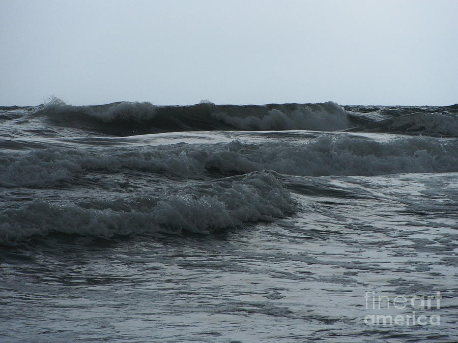 Gray Waves Photograph by Paddy Shaffer