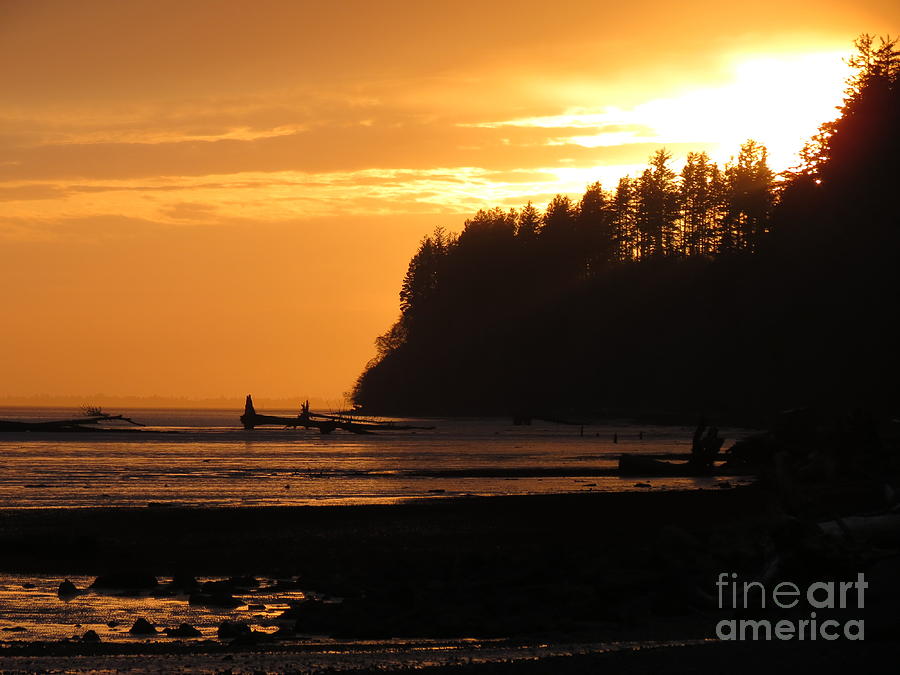 Grays Harbor Sunset I Photograph by Gayle Swigart