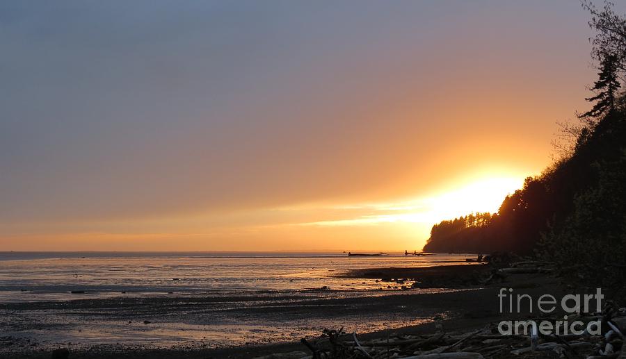 Grays Harbor Sunset II Photograph by Gayle Swigart