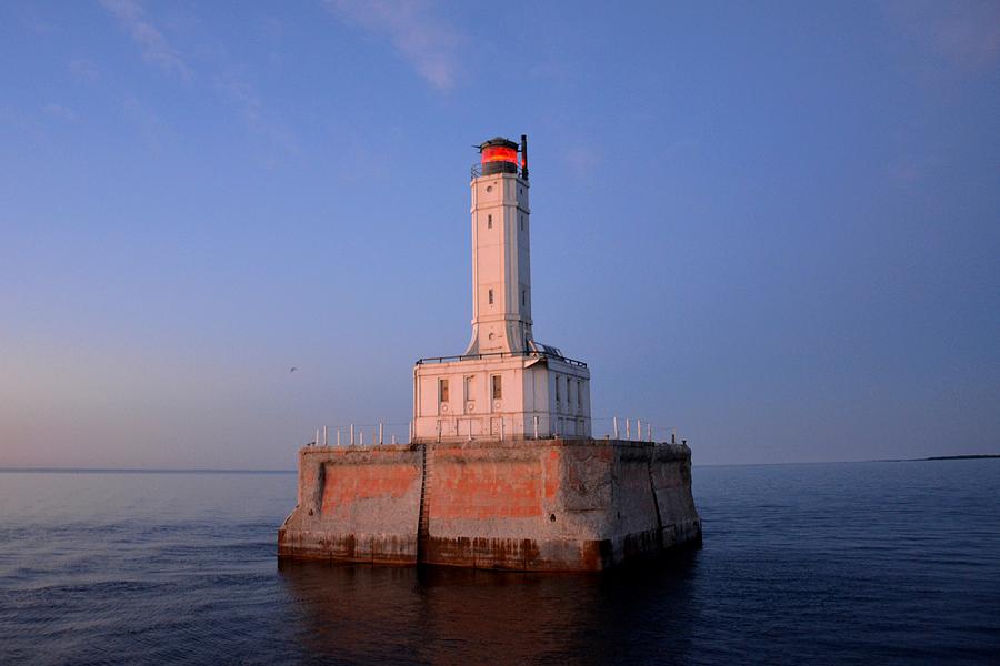 Grays Reef Lighthouse Photograph by Keith Stokes