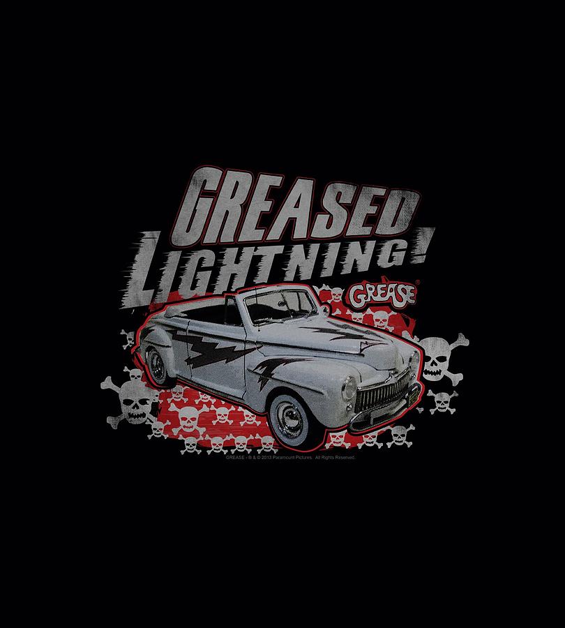 Grease Movie Digital Art - Grease - Greased Lightening by Brand A
