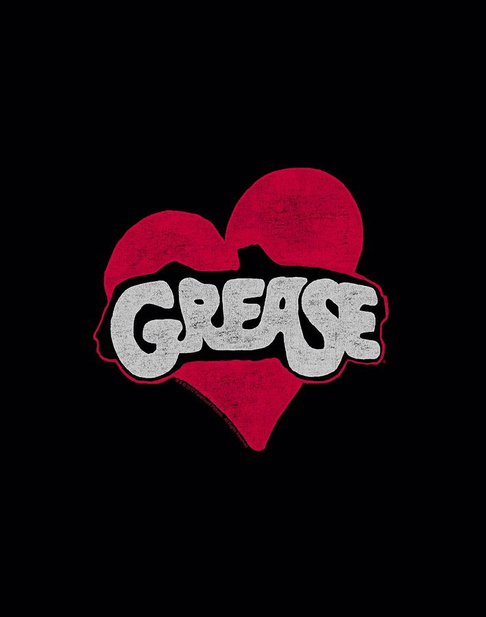 Grease Movie Digital Art - Grease - Heart by Brand A