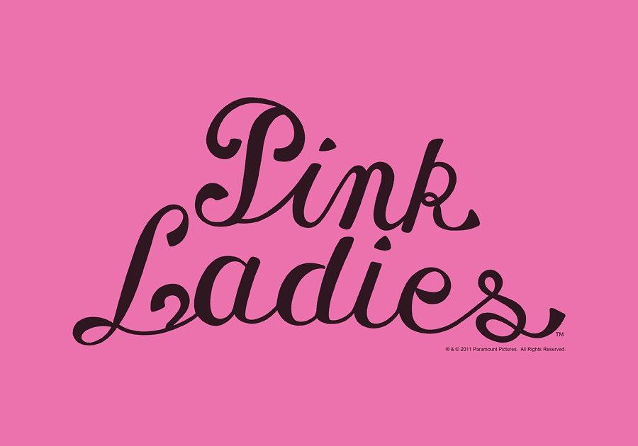 Ladies grease logo pink Free Pink