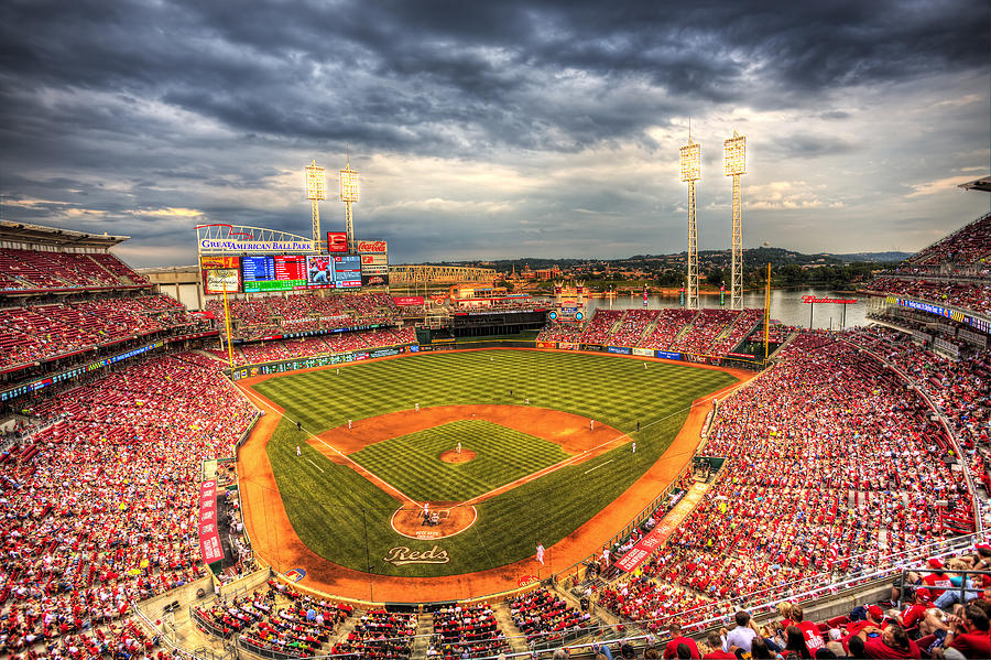 Cincinnati Reds Photograph - Great American Ballpark by Shawn Everhart