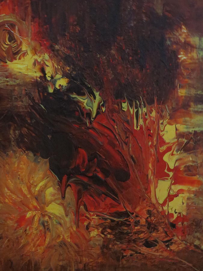 Great Ball of Fire Painting by Soraya Silvestri
