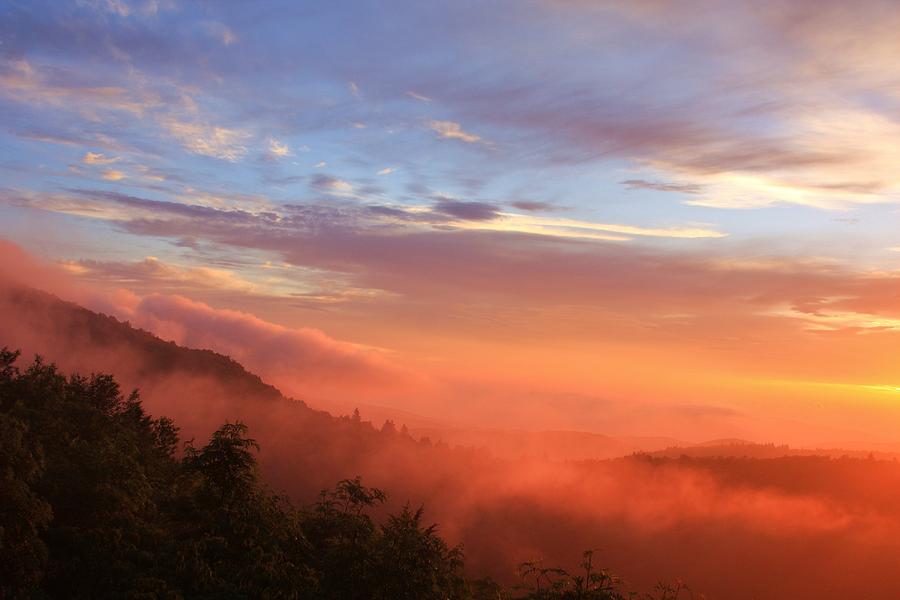 Great Balsam Mountains At Sunrise Photograph