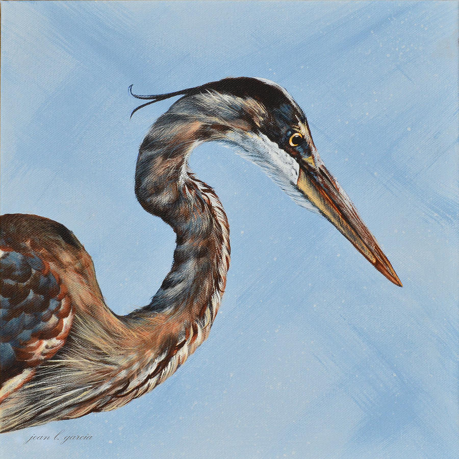 Great Blue Iv Painting