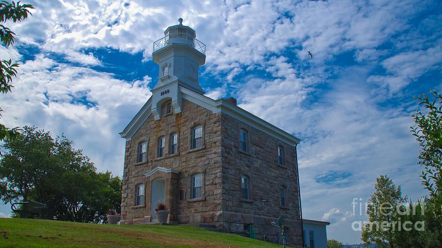 Great Captain Island Light. Photograph by New England Photography