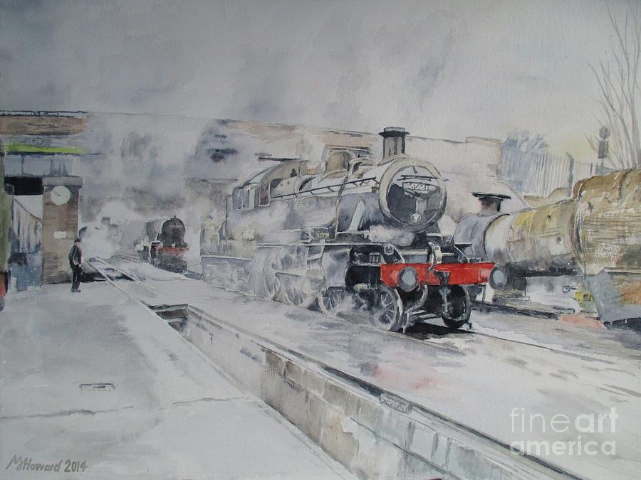 Great Central Steam Painting by Martin Howard