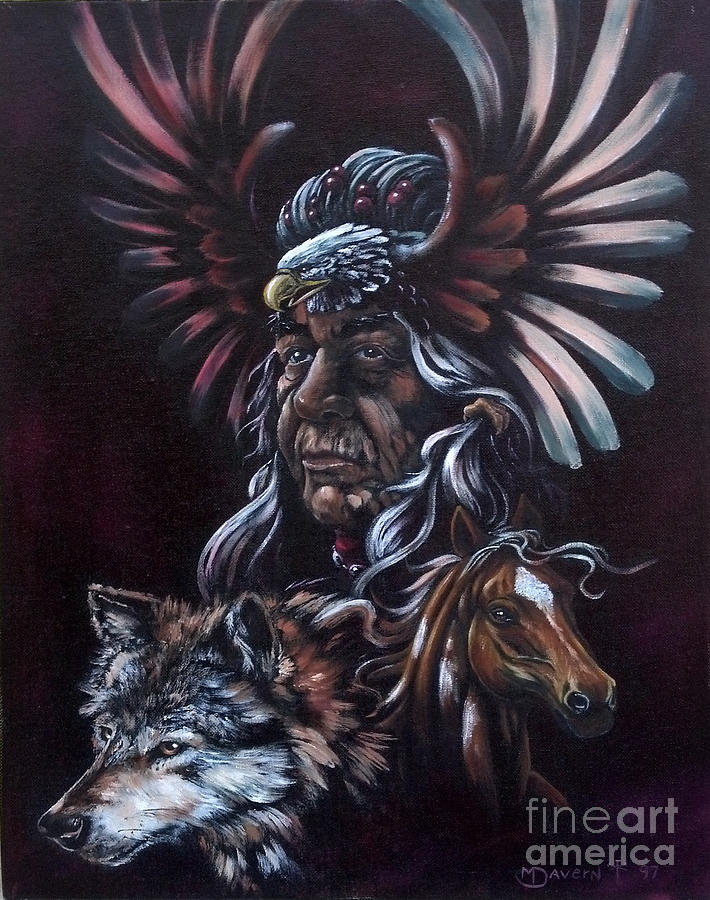 Great Chief Painting by Paint The Floor