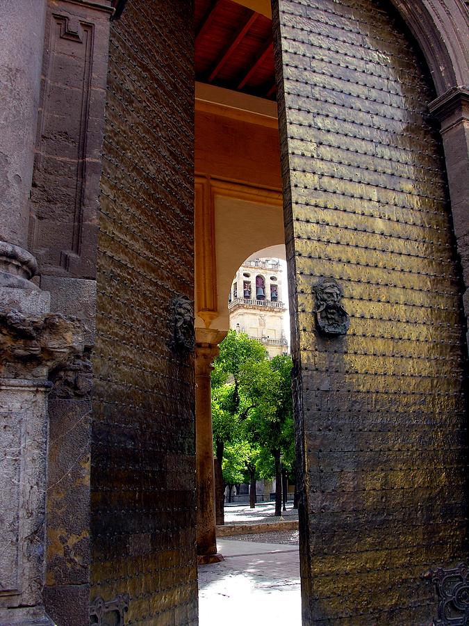 Great Door - Cordoba Spain Photograph by Jacqueline M Lewis