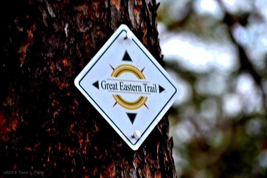 Great Eastern Trail Marker Photograph by Tara Potts