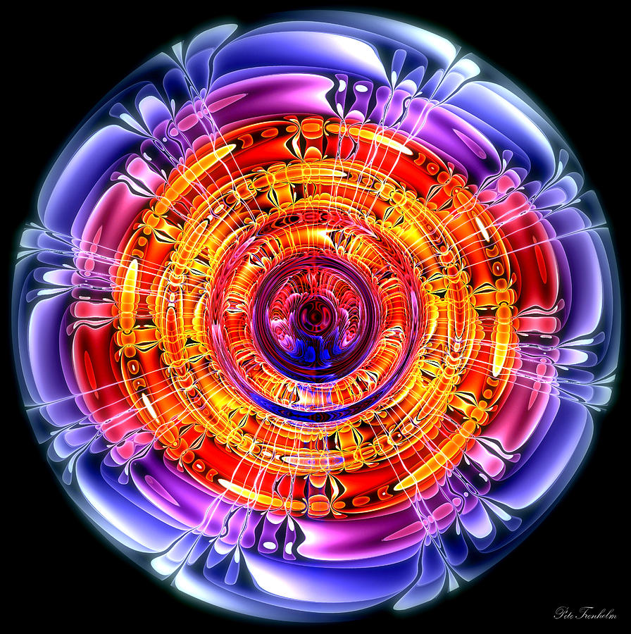 Abstract Digital Art - Great Energy by Pete Trenholm