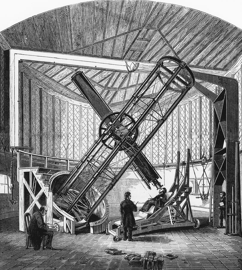 London Photograph - Great Equatorial Telescope by Royal Astronomical Society/science Photo Library