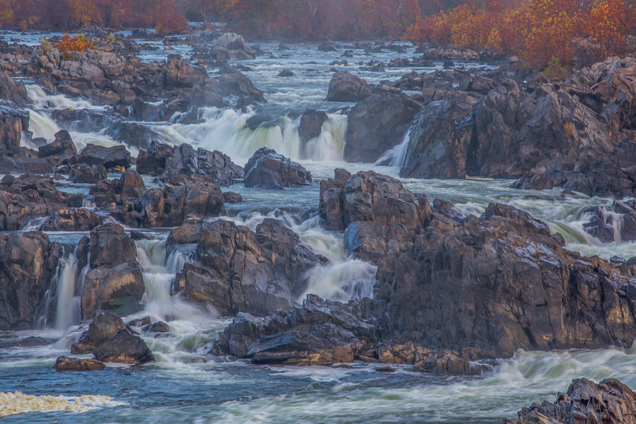 Great Falls Waterfalls Photograph by Anita Miller Pixels