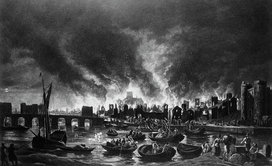 Great Fire Of London Photograph by Science Photo Library