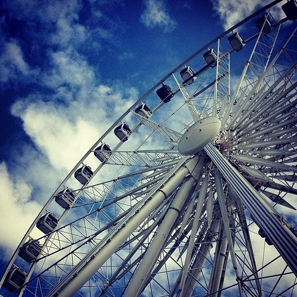 Great Fun On The Big Wheel In Liverpool Photograph by Sarah Drummond