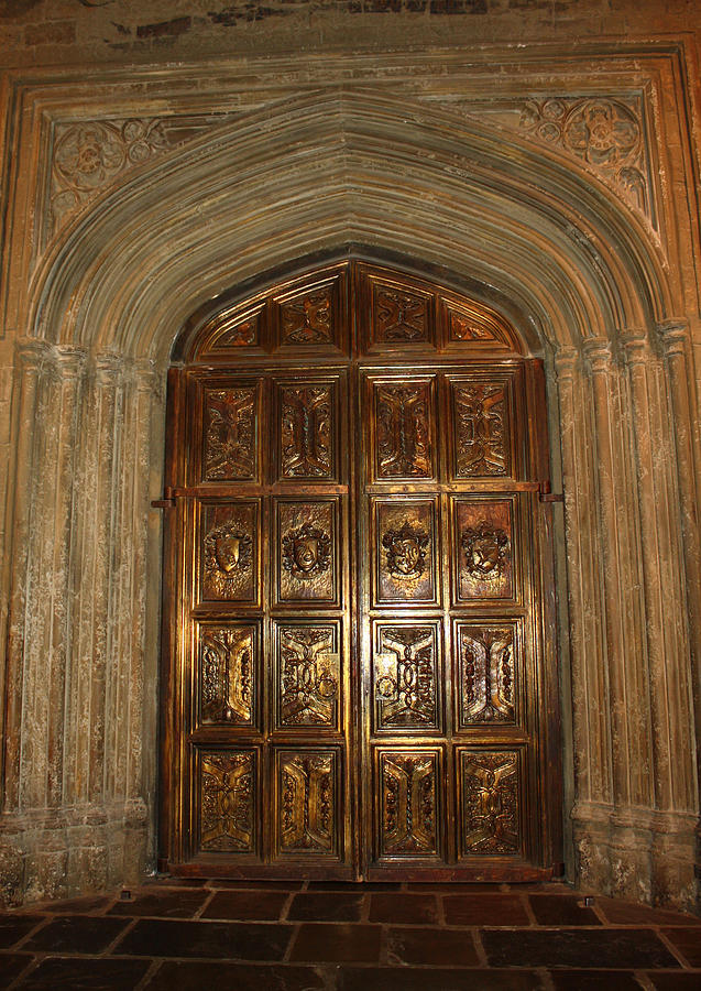 Great Hall Entrance Door Photograph by David Nicholls