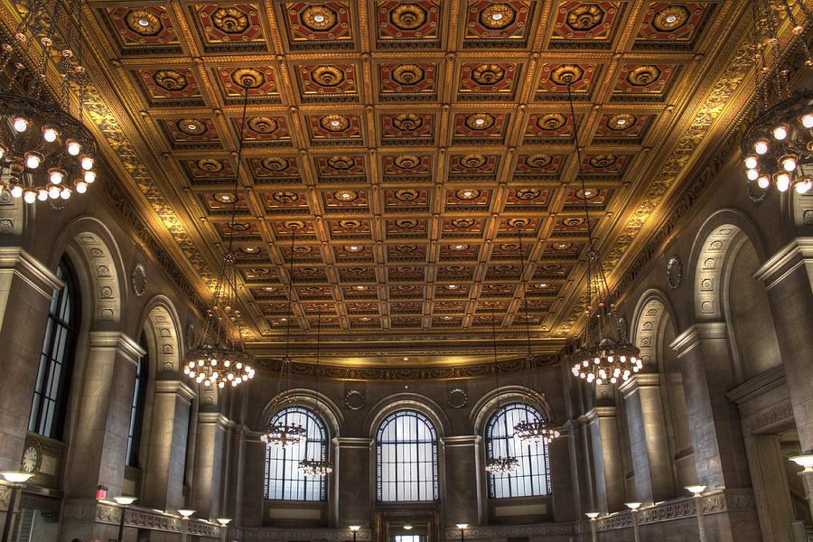 Great Hall St. Louis Central Library Photograph by Jane Linders