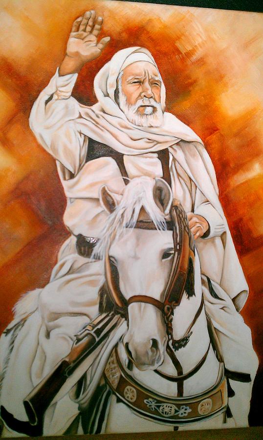 Great Leader - Libya Painting by Hussein Hanan