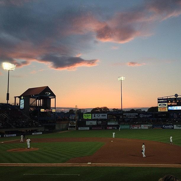 Baseball Photograph - Great Night For Baseball And Nothing by Crissy Petrone