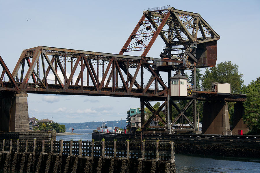 Great Northern Railroad Bridge Seattle Washington USA Photograph by Steven Lapkin