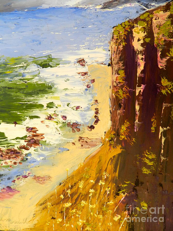 Nature Painting - Great Ocean Road by Pamela  Meredith