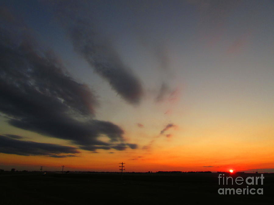 Great Plains Sunset Photograph By Kelly Geistler - Fine Art America