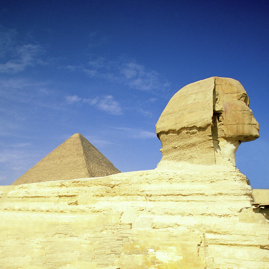 Great Pyramid Of Giza And The Sphinx Photograph by Hisham Ibrahim