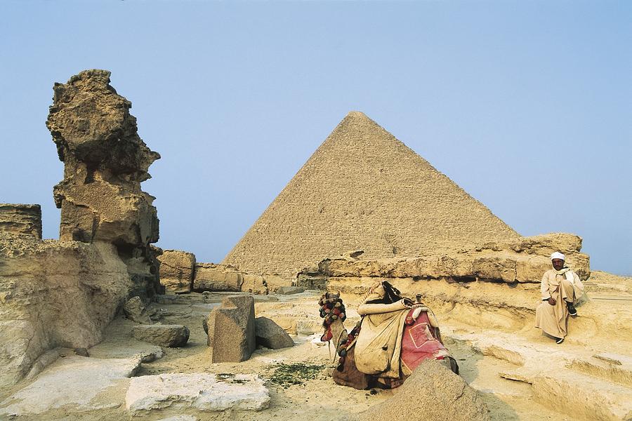 Great Pyramid Of Giza Khufus Pyramid Photograph by Everett