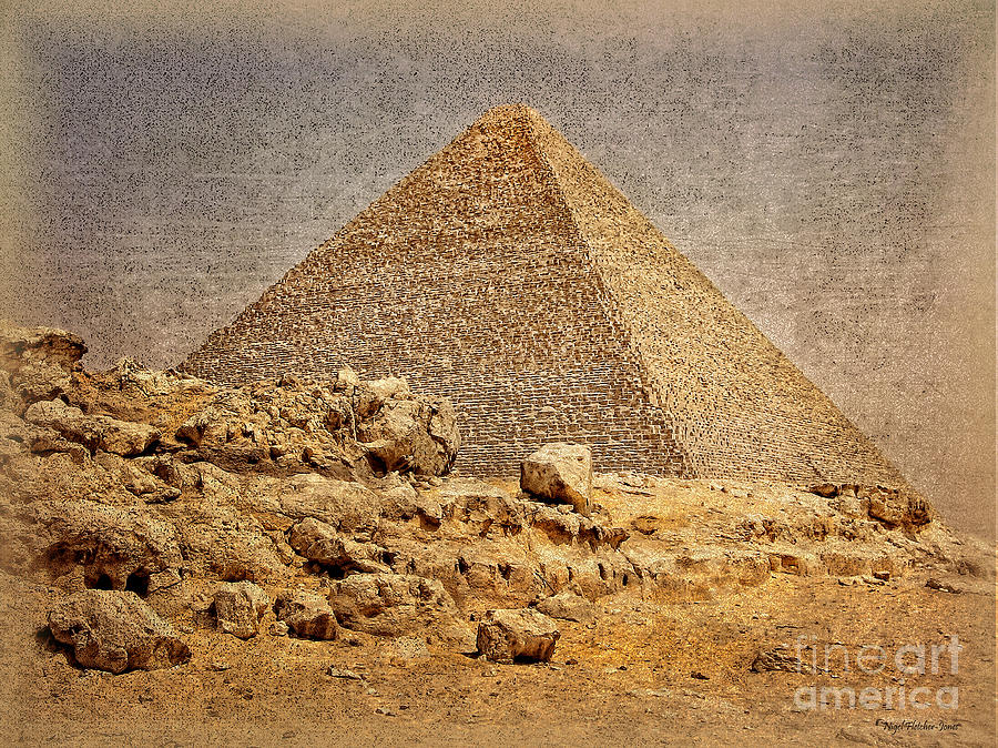 Great Pyramid of Khufu Photograph by Nigel Fletcher-Jones