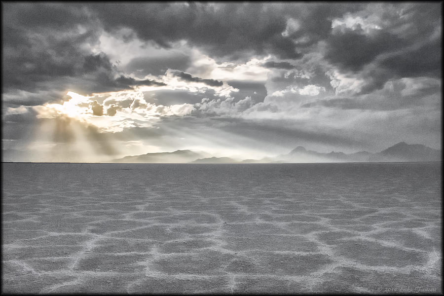 Great Salt Flats Photograph by Erika Fawcett