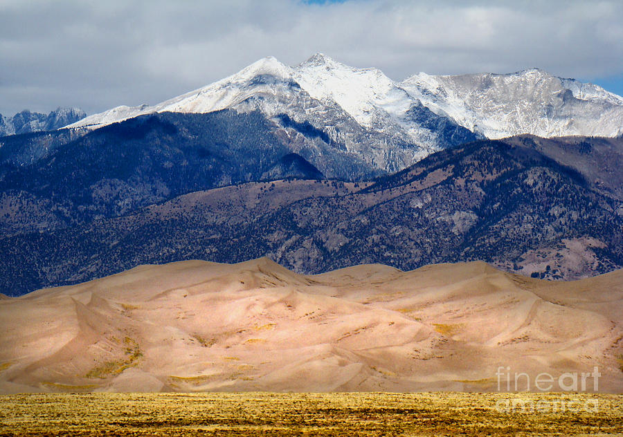 Mountain Photograph - Great Sand Dunes Colorado by Eva Kato