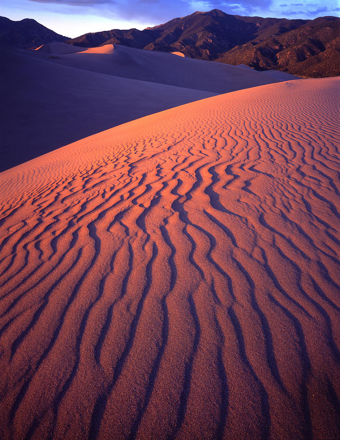 Great Sand Dunes Sunset Photograph by Ray Mathis