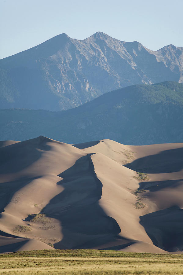 Great Sand Dunes With The Sangre De Photograph by Scott Warren | Fine ...