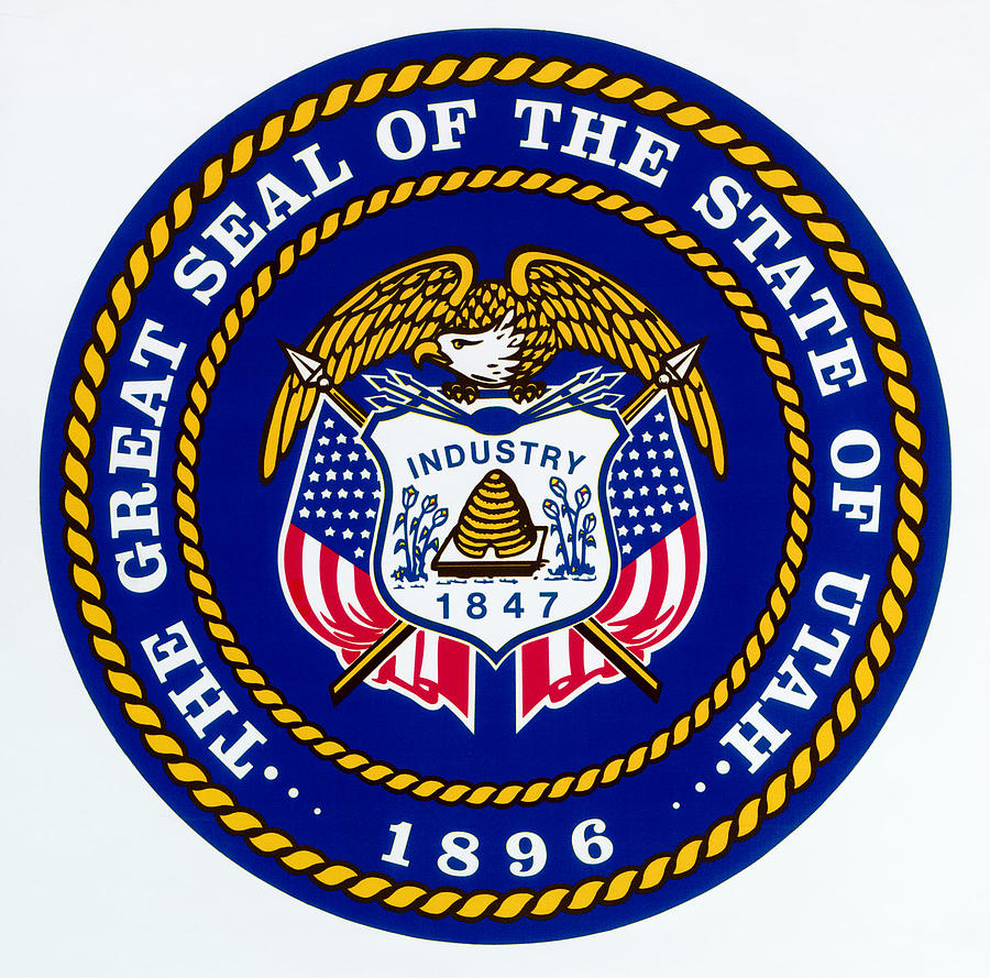 Great Seal Of The State Of Utah Photograph By Everett