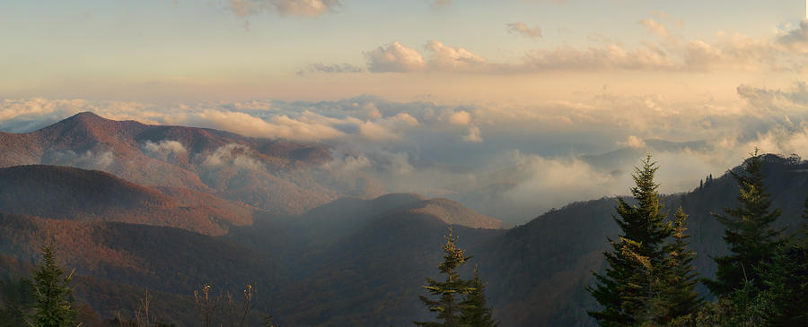 Great Smoky Mountains Panorama Photograph by Gregory Scott