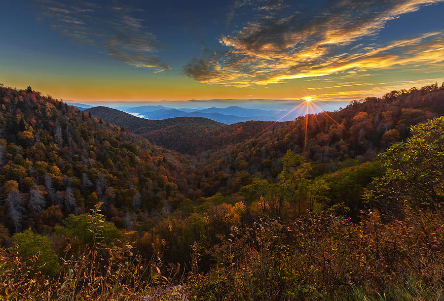 Great Smoky Sunrise Photograph by Alex Mironyuk | Fine Art America