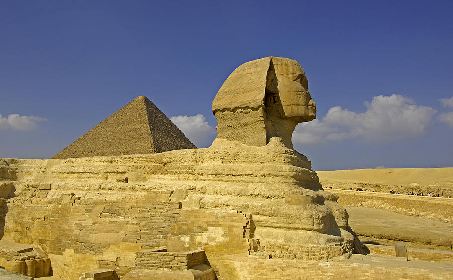 Great Sphynx and Pyramid Photograph by Claudio Bacinello - Fine Art America