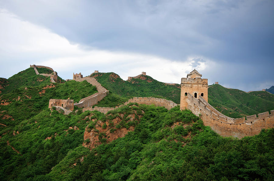 Great Wall At Jinshanlin Photograph by Bjdlzx