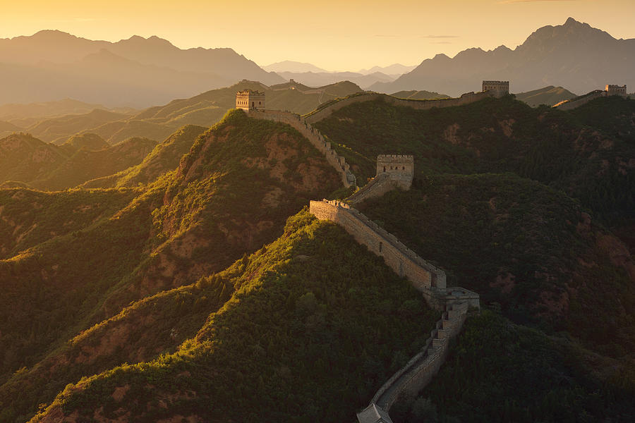 Great wall of china Photograph by Comezora