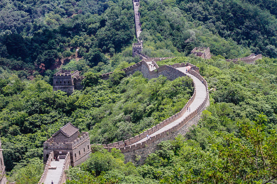 Great Wall Photograph by Robert Hebert