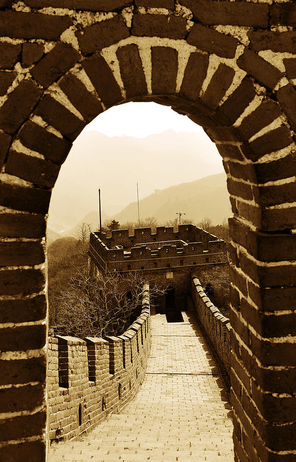 Great Wall Photograph by Songquan Deng