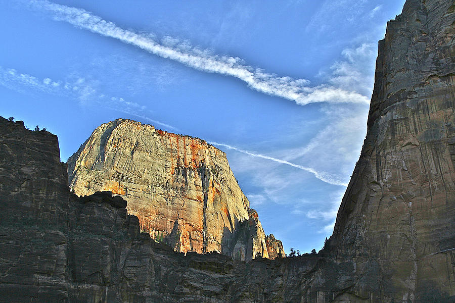 Great White Throne Zion Photograph by SC Heffner