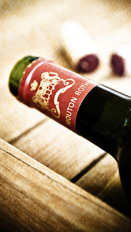 Great Wines Of Bordeaux - Chateau Mouton Rothschild Mixed Media