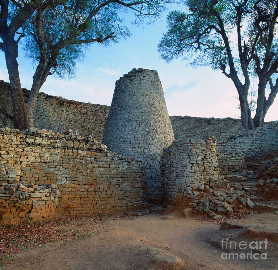 Architecture Photograph - Great Zimbabwe Ruins by Klaus Wanecek