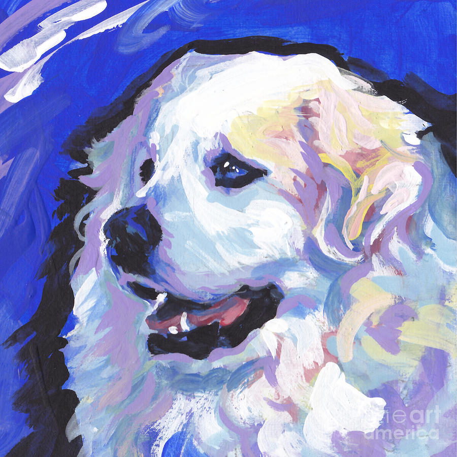 Dog Painting - Greater Than Great by Lea S