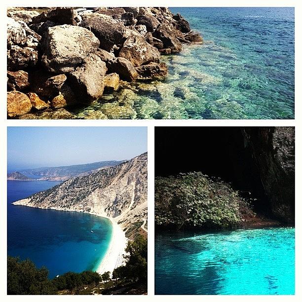 Summer Photograph - #greece #grecia #kefalonia #blue #sea by Lorena Chavarro