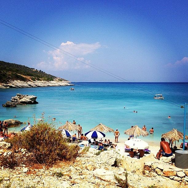 Summer Photograph - #greece #xigia #xigiabeach #hellas by Lorena Chavarro