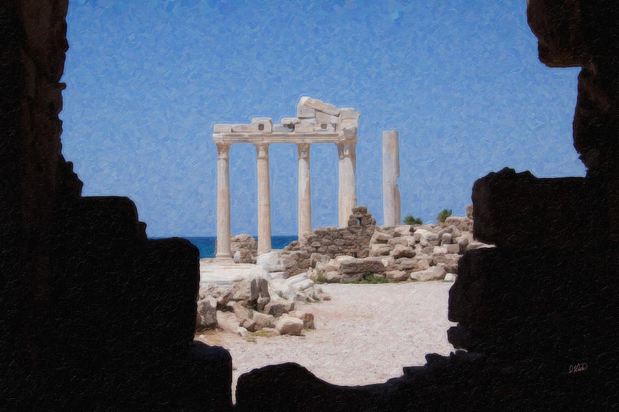 Greek Antiquity Grk1701 Painting by Dean Wittle